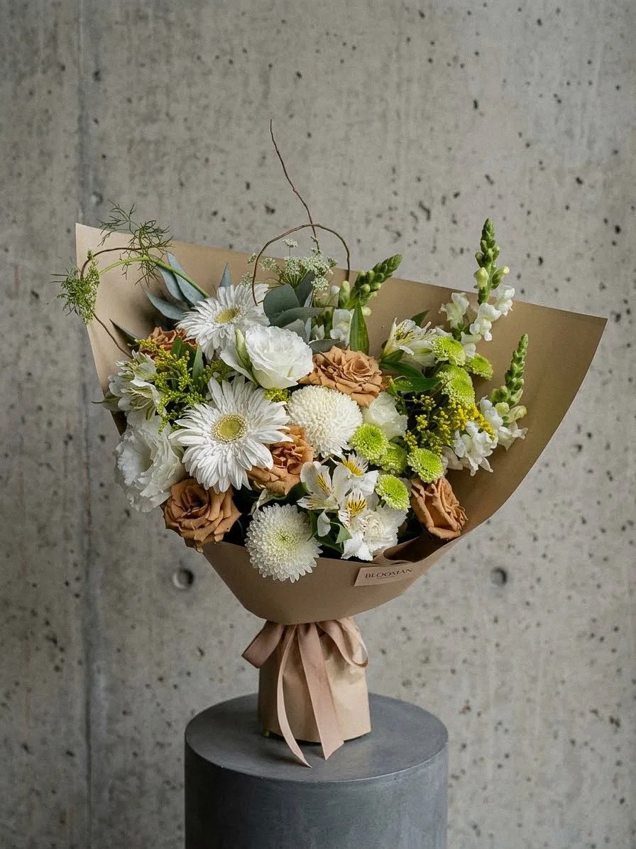 Neutrals Bouquet del Día BLOOMAN Aguascalientes, foto 3